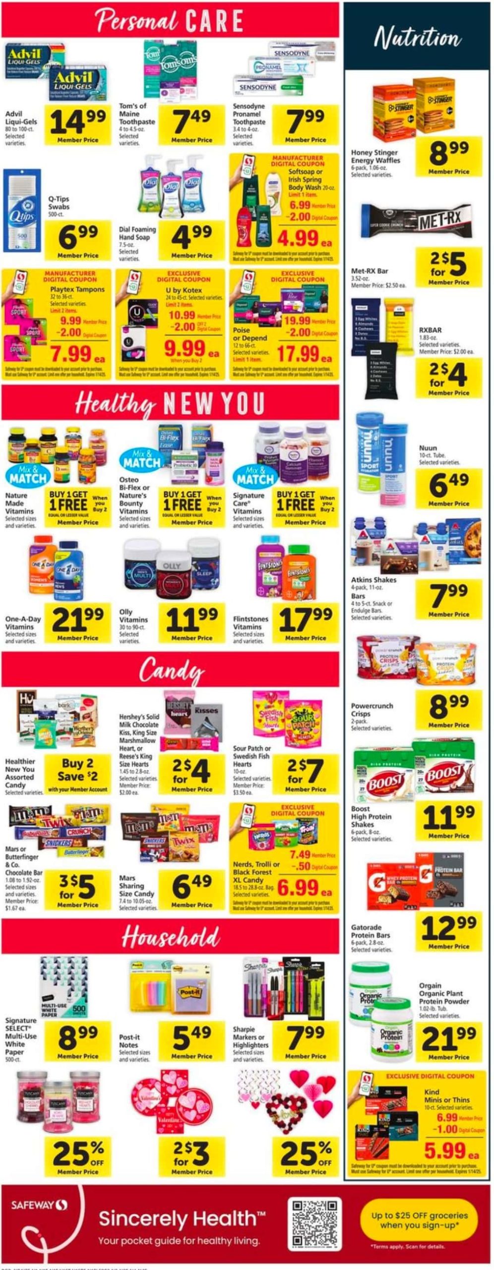 Safeway Weekly Ad 1 8 25 - Page 8