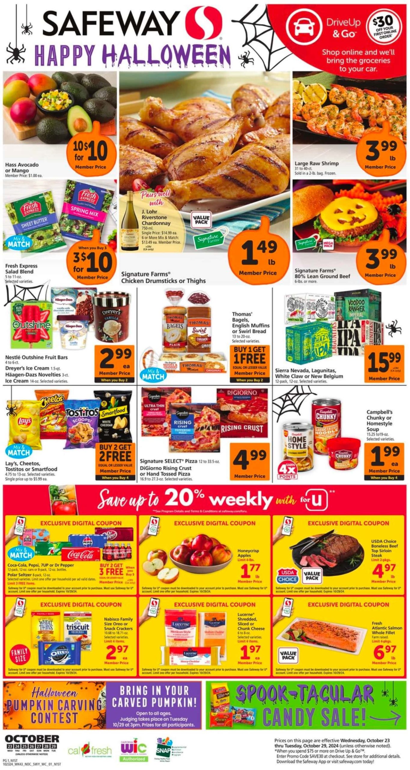 Safeway Weekly Ad 10 23 24 - Page 1