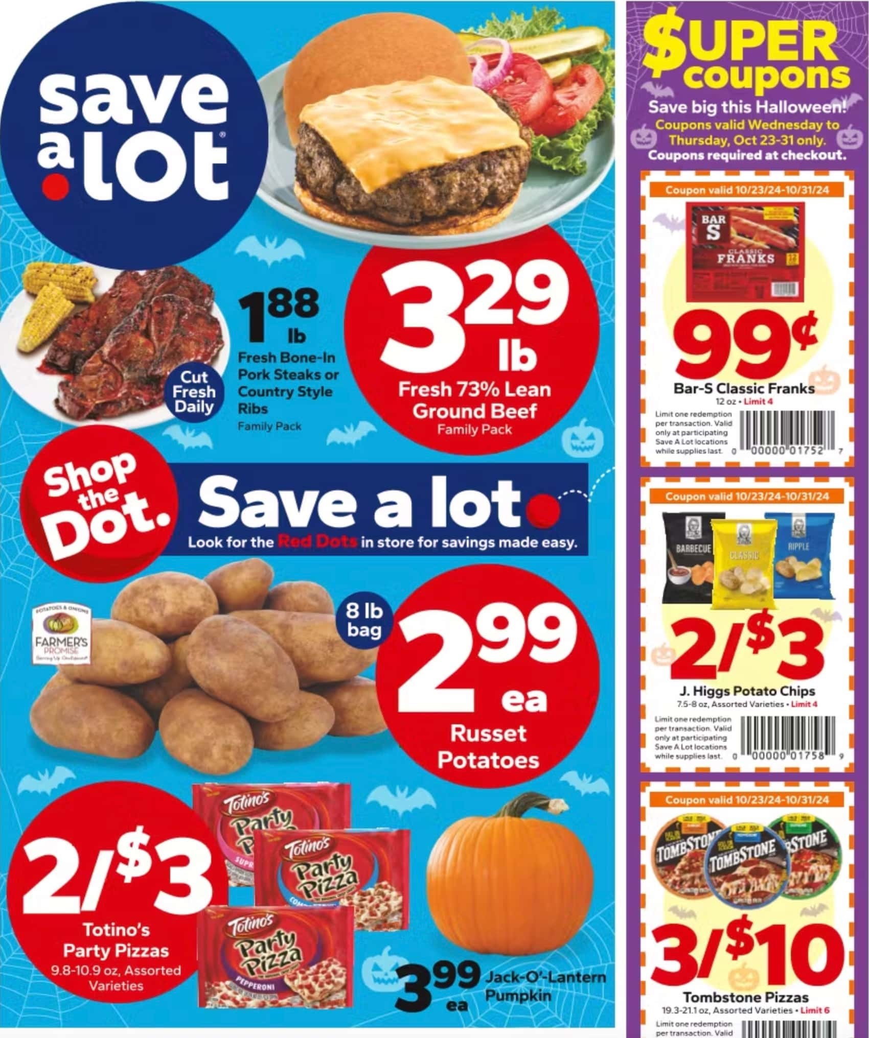 Save A Lot Weekly Ad 10 20 24 - Page 1