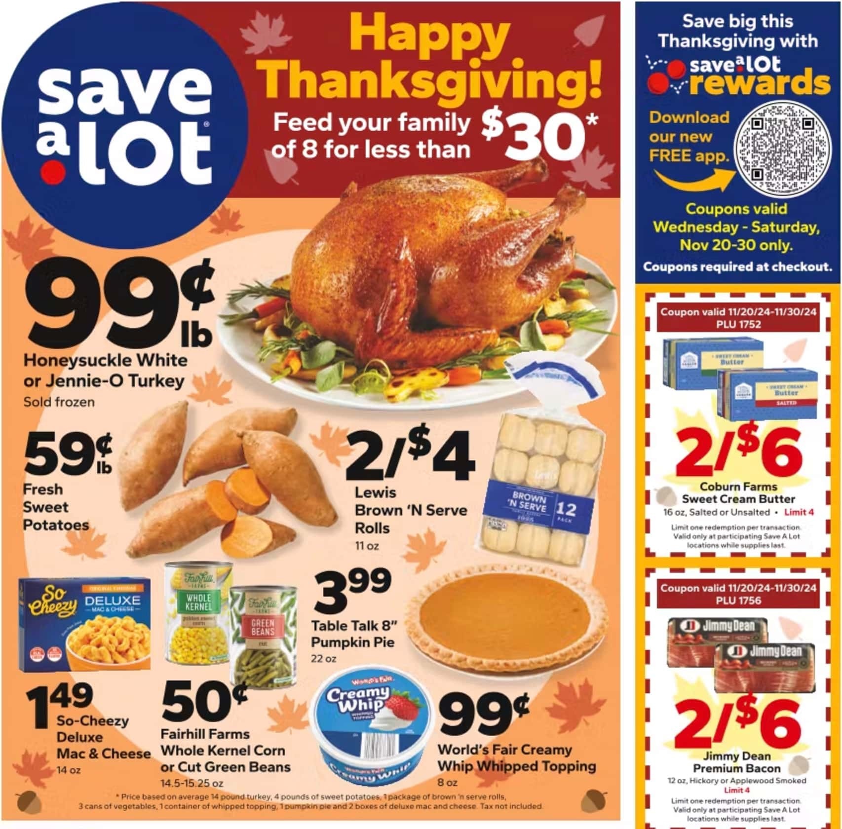 Save A Lot Weekly Ad 11 20 24 - Page 1