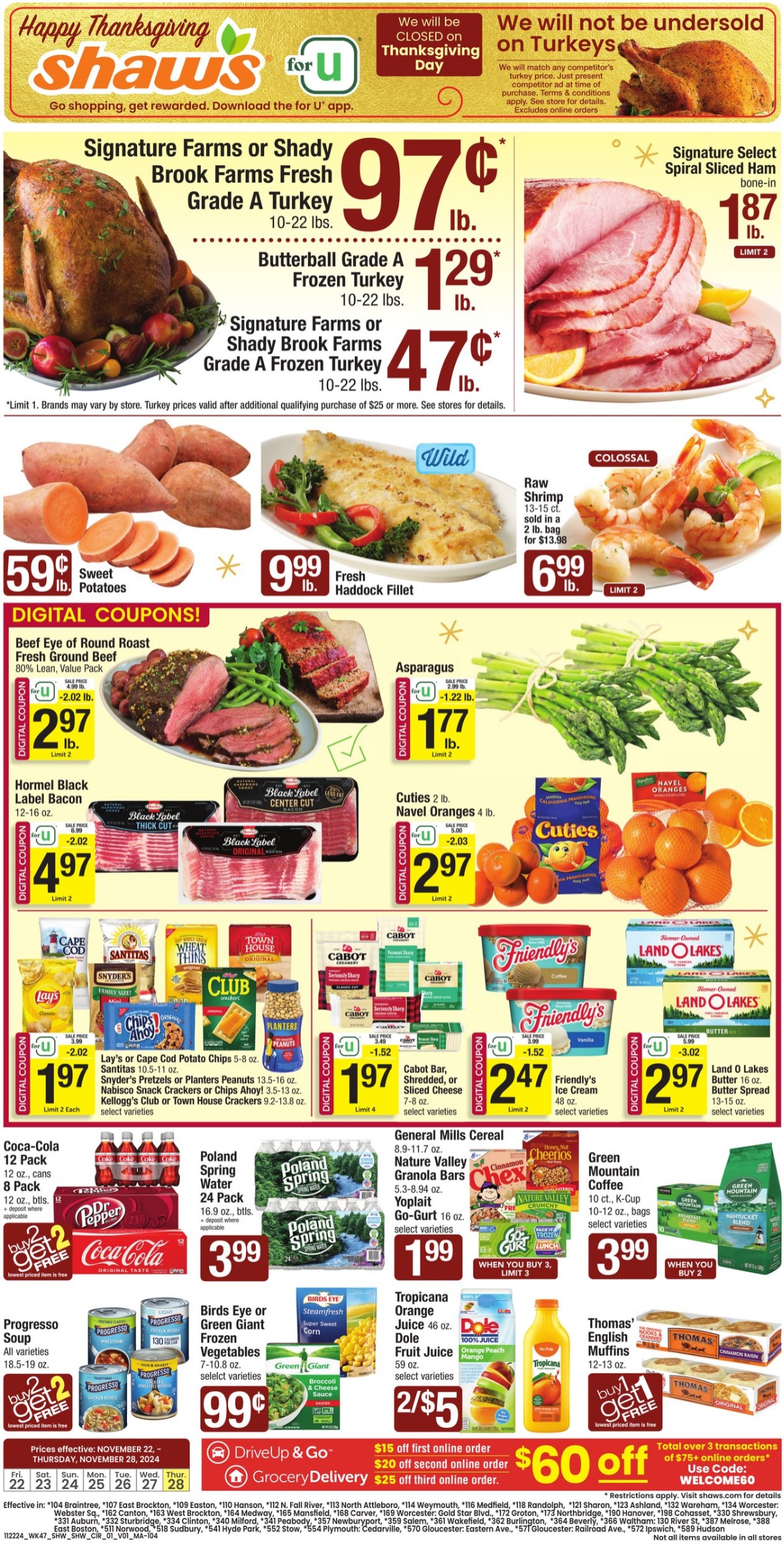 Shaws Flyer 11 22 24 - Page 1