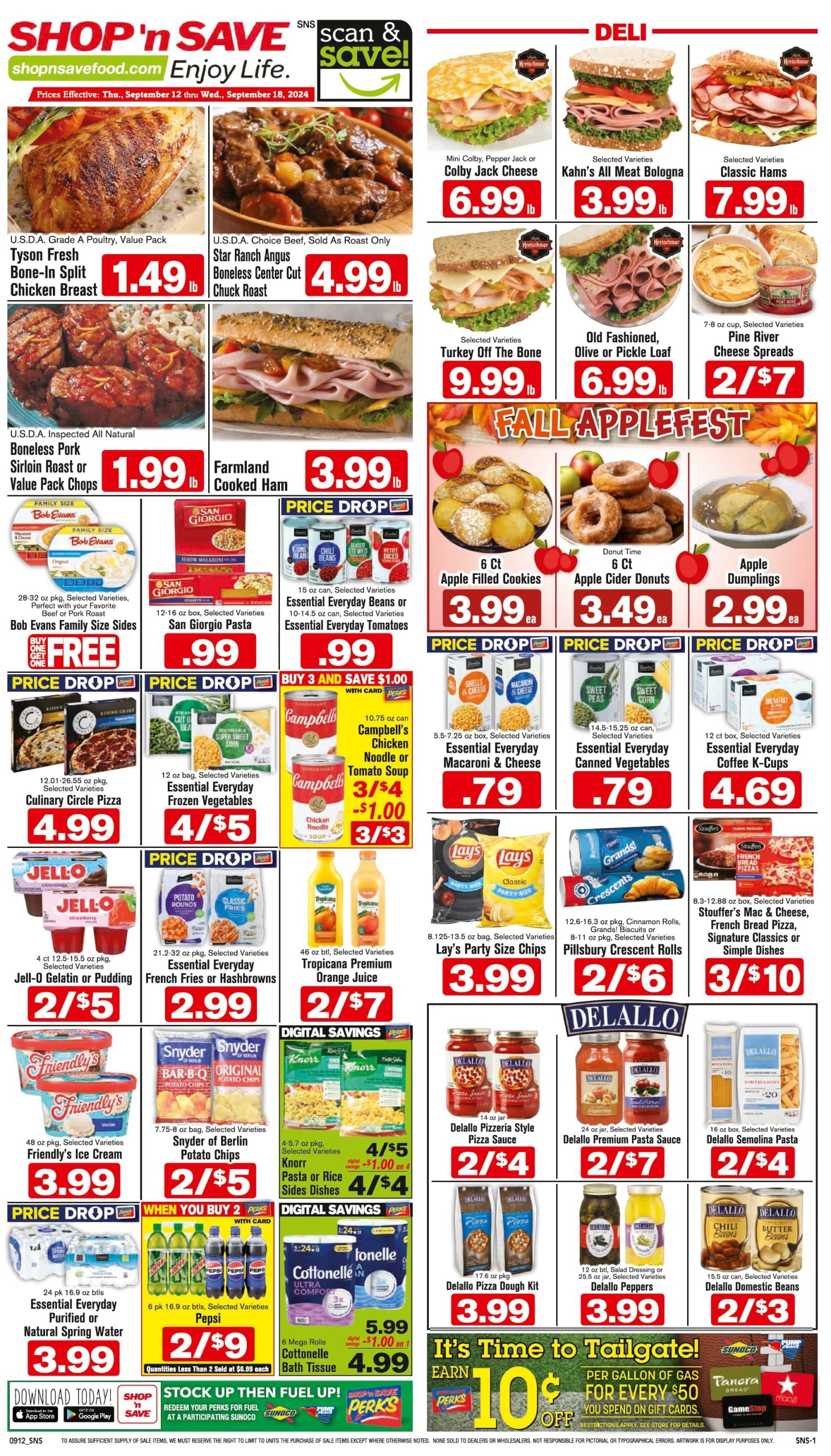 Shop n Save Weekly Ad September 12 - 18, 2024 - Page 1