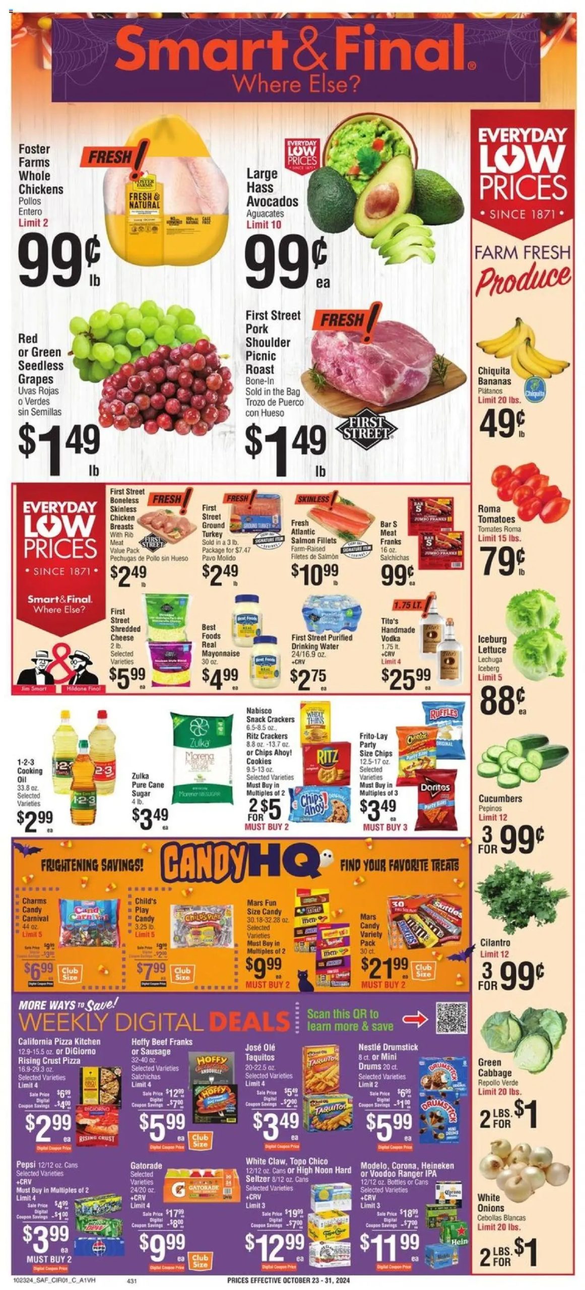 Smart and Final Weekly Ad 10 23 24 - Page 1