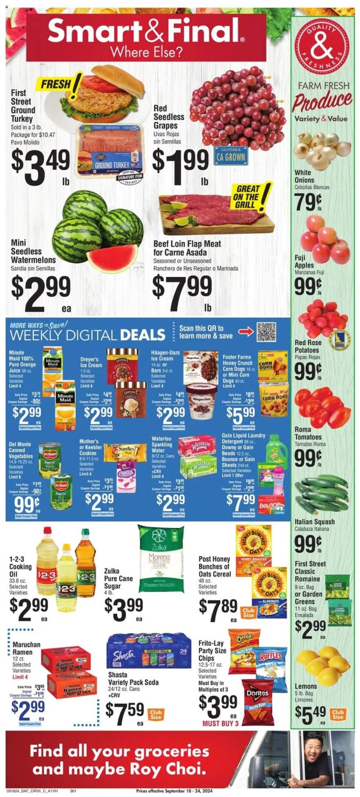 Smart and Final Weekly Ad 9 18 24 - Page 1