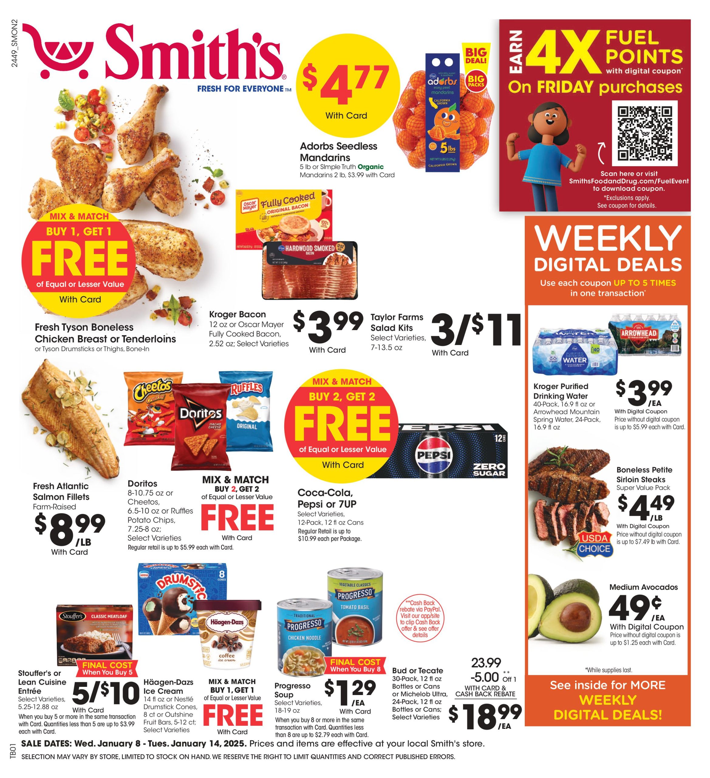 Smith's Weekly Ad 1 8 25 - Page 1