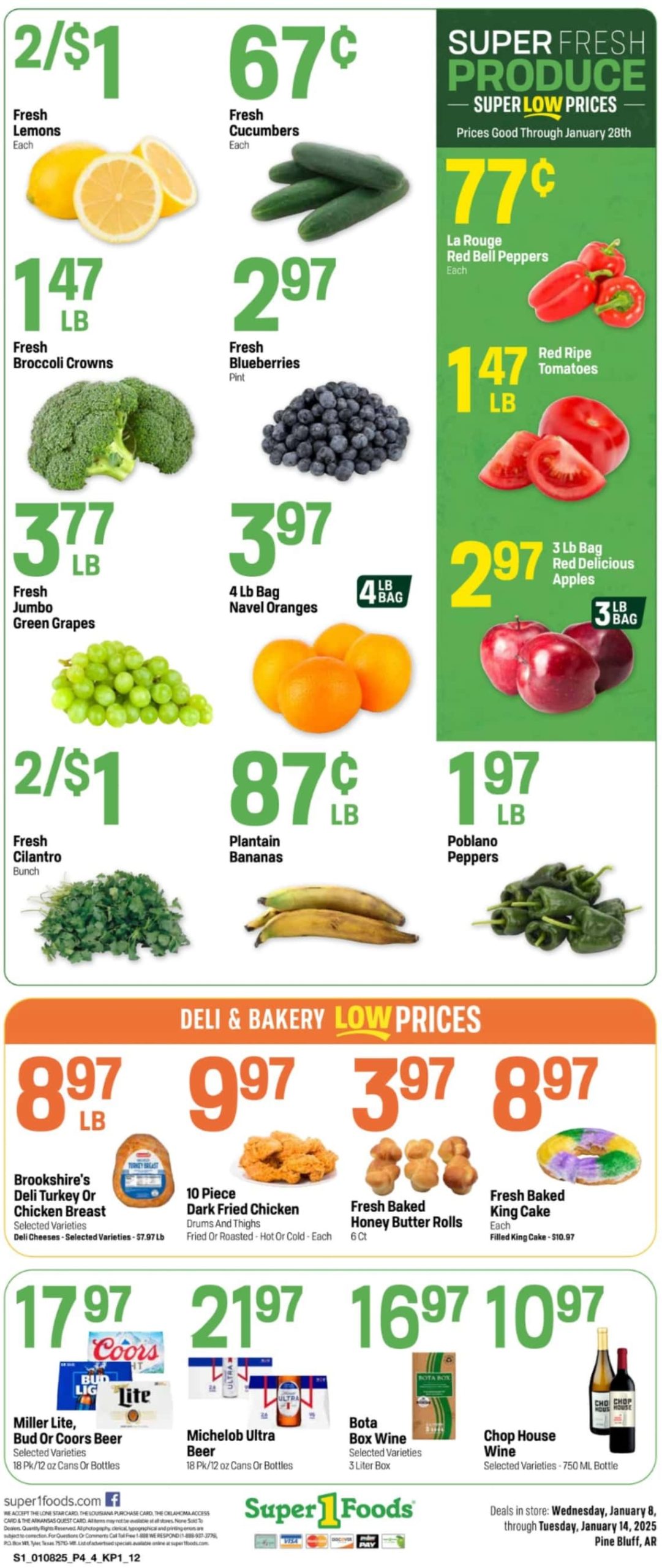 Super 1 Foods Weekly Ad 1 8 25 - Page 4