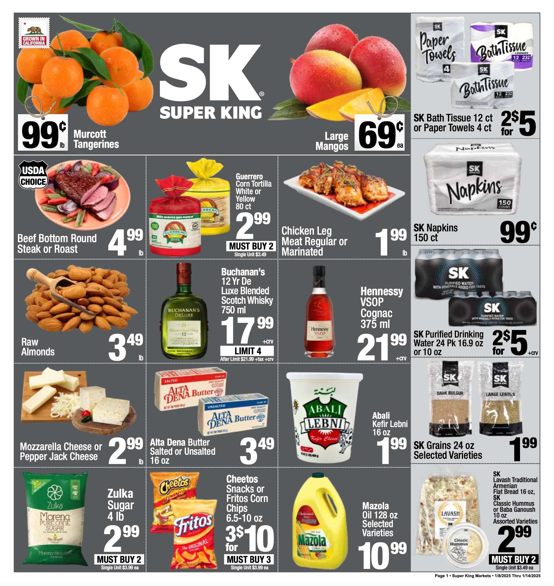 Super King Weekly Ad 1 8 25 - Page 1