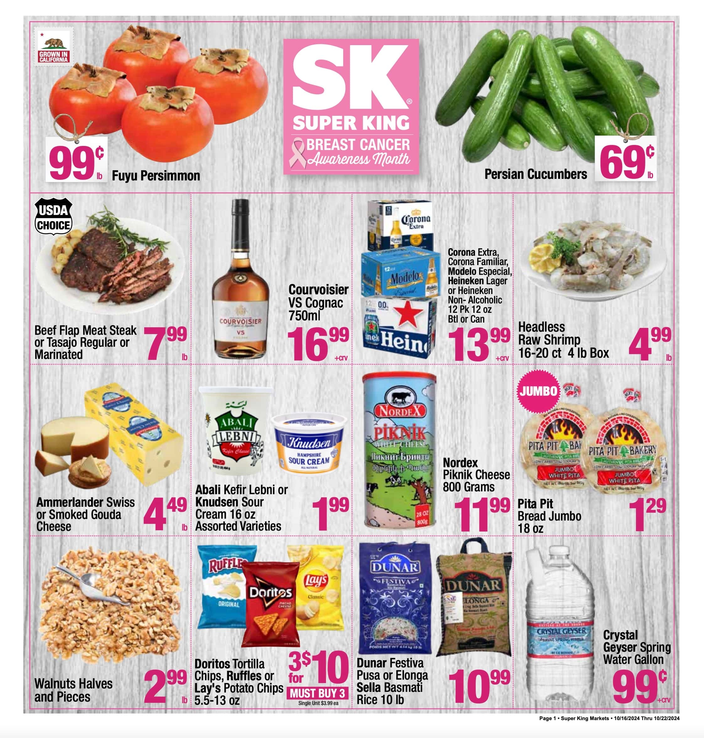 Super King Weekly Ad 10 16 24 - Page 1