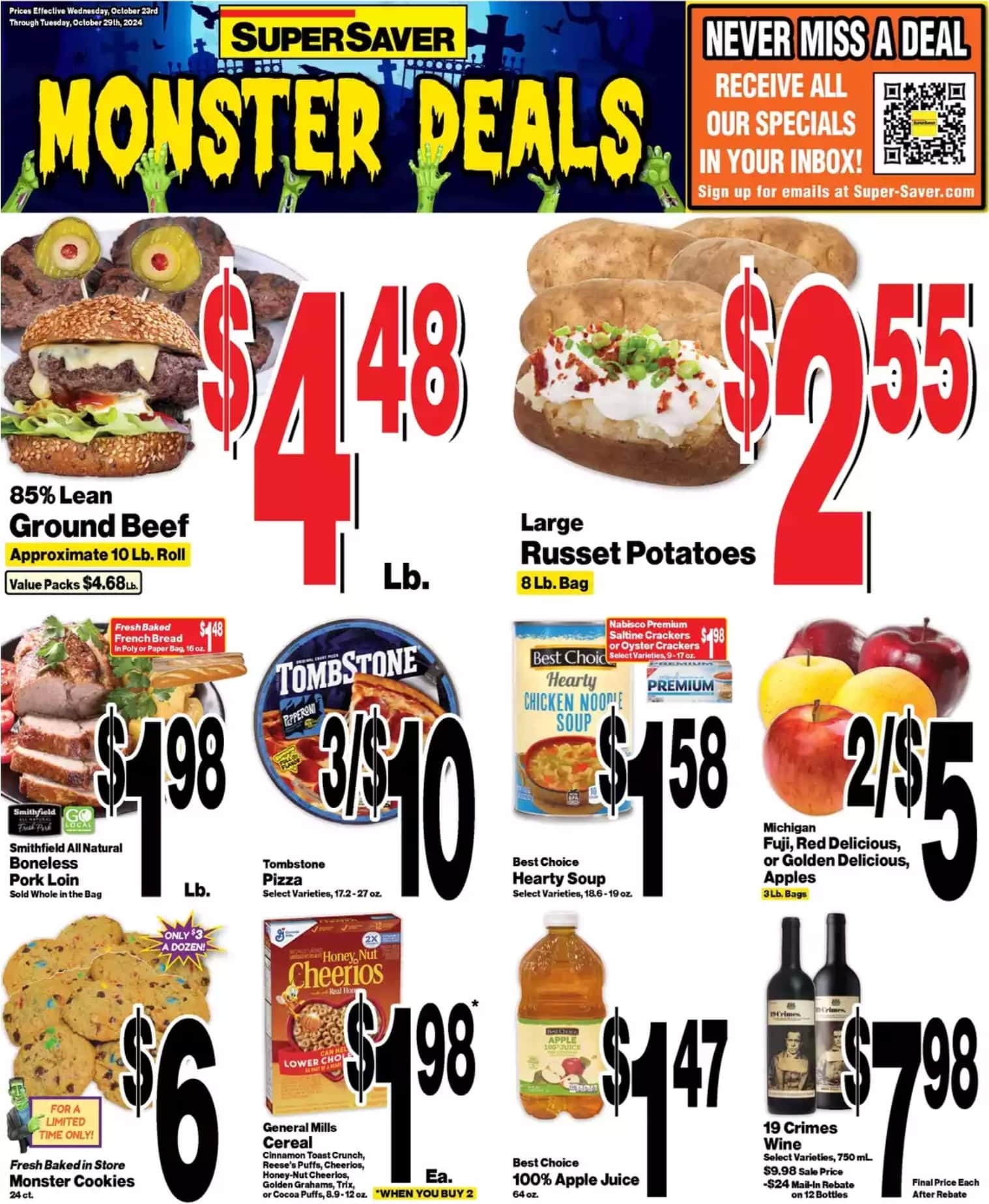 Super Saver Weekly Ad 10 23 24 - Page 1