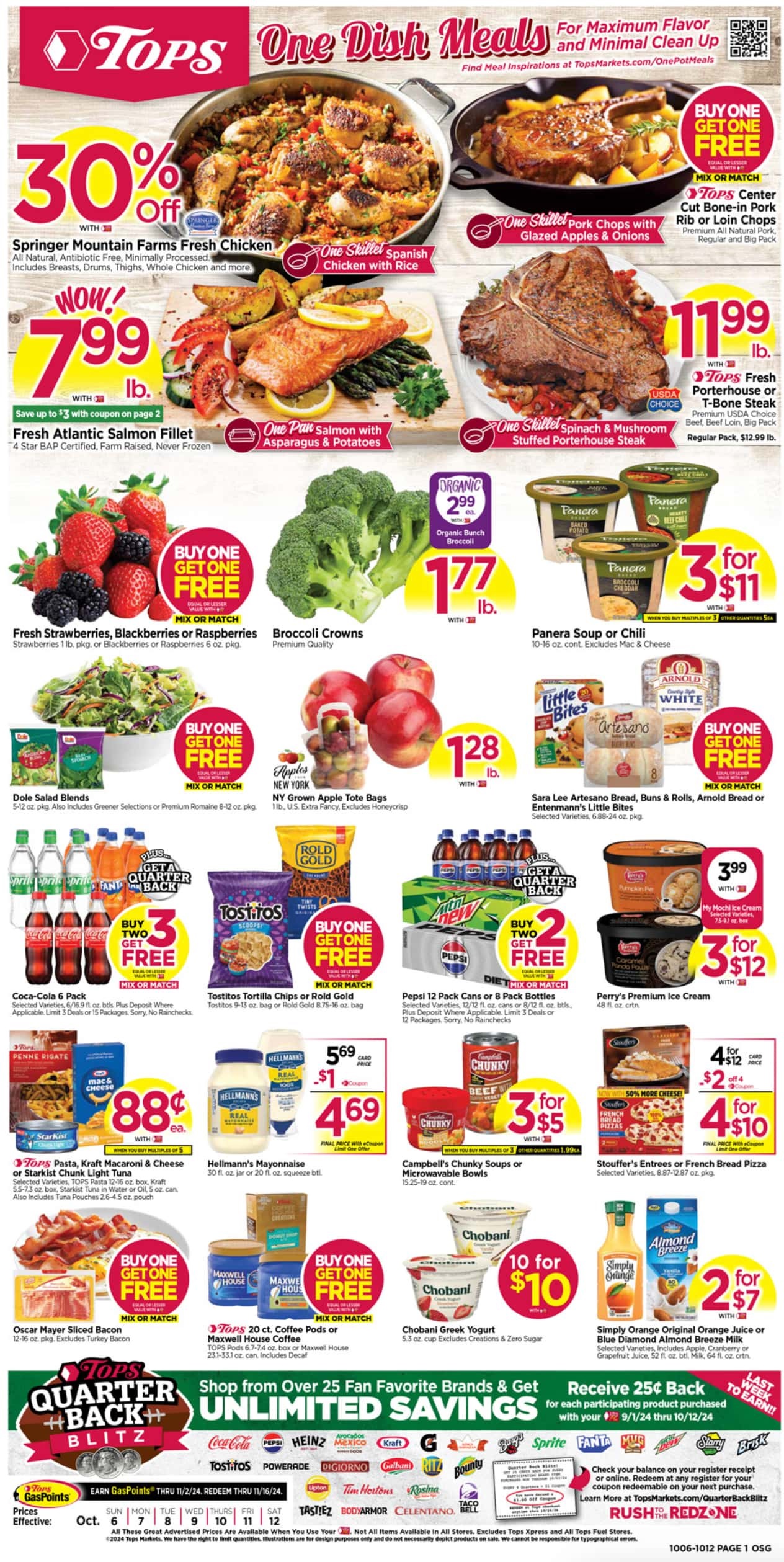 Tops Weekly Ad 10 6 24 - Page 1