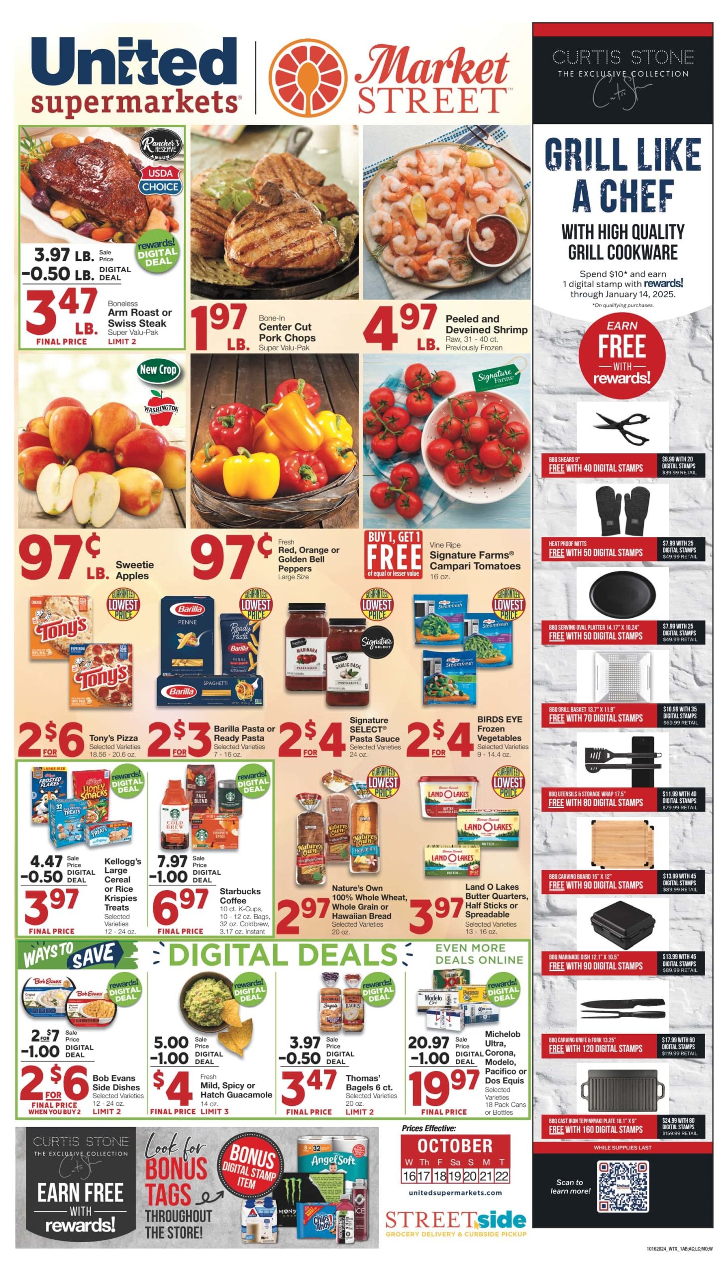 United Supermarkets Weekly Ad 10 16 24 - Page 1