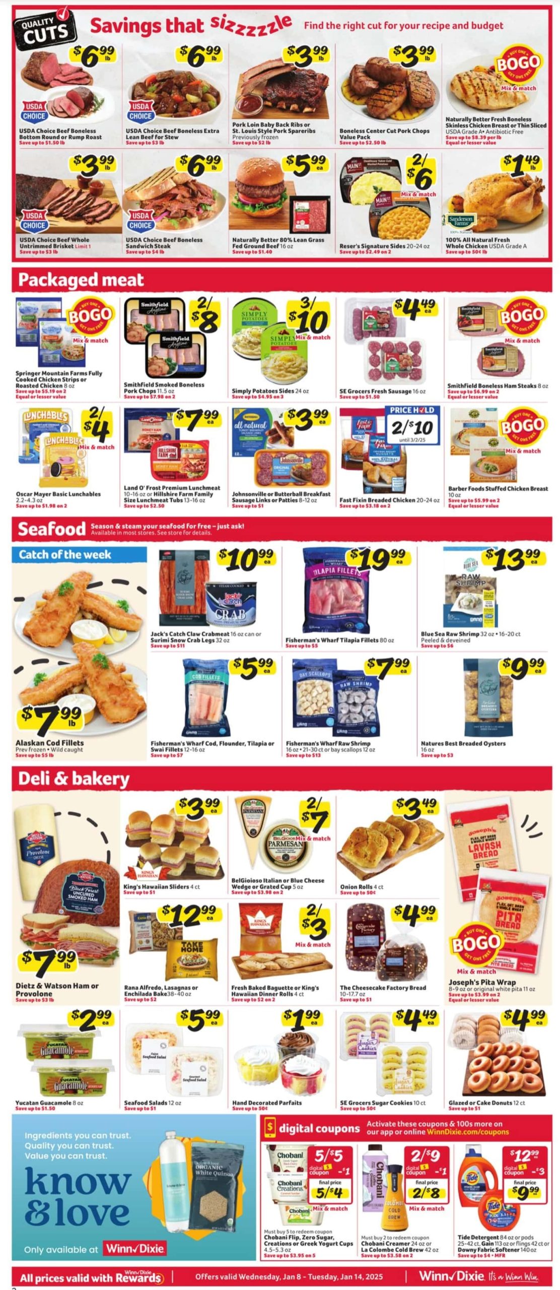 Winn Dixie Weekly Ad 1 8 25 - Page 2