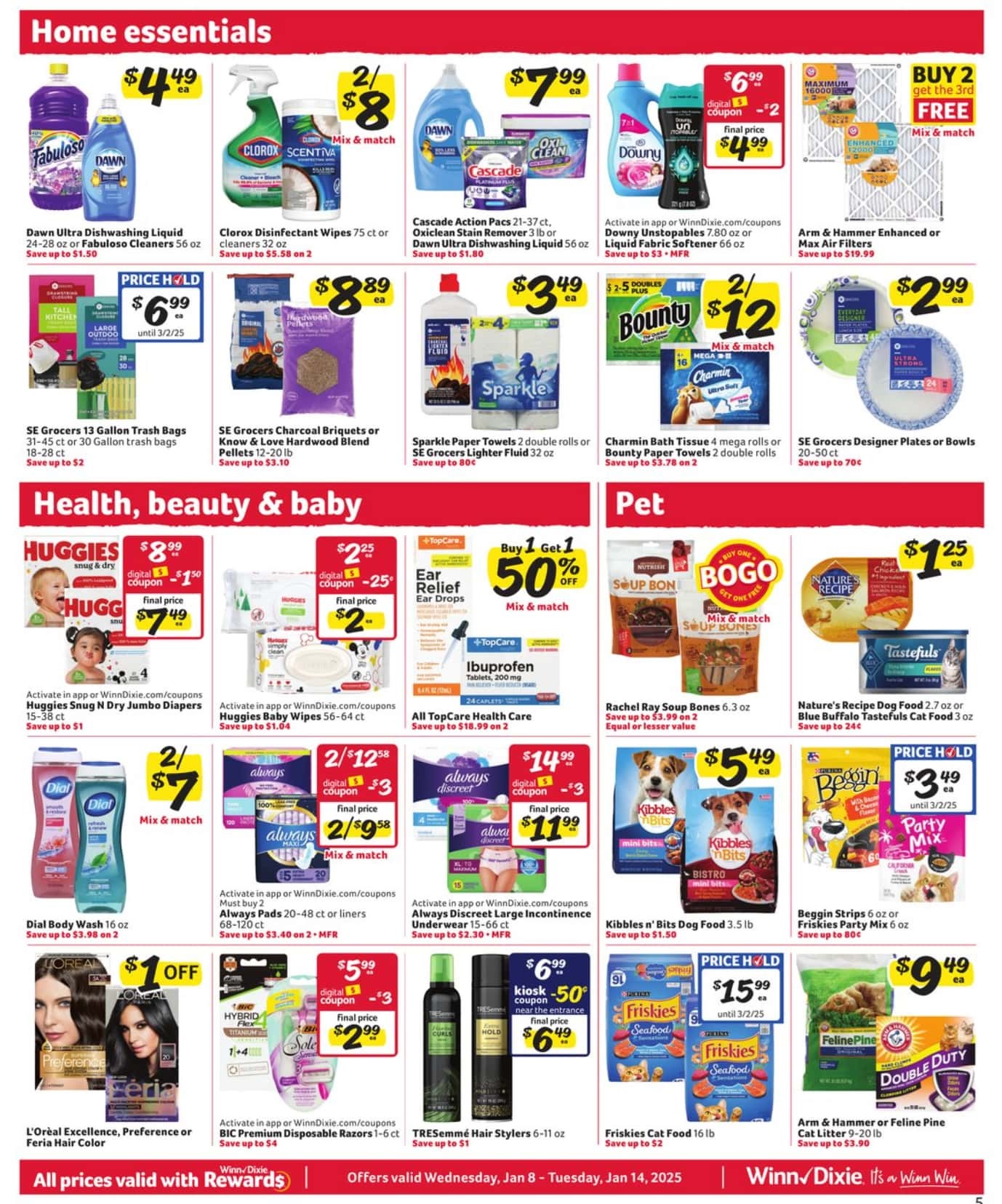 Winn Dixie Weekly Ad 1 8 25 - Page 8